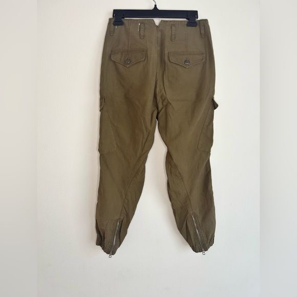 Rag & Bone Field Cotton Jogger In Dark Olive Green Size 26 - Picture 3 of 10